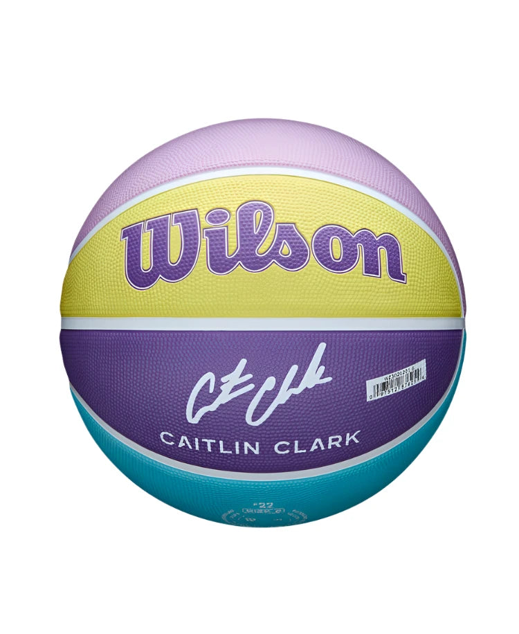 Wilson Caitlin Clark Inspire Basketball Purple - Size 6