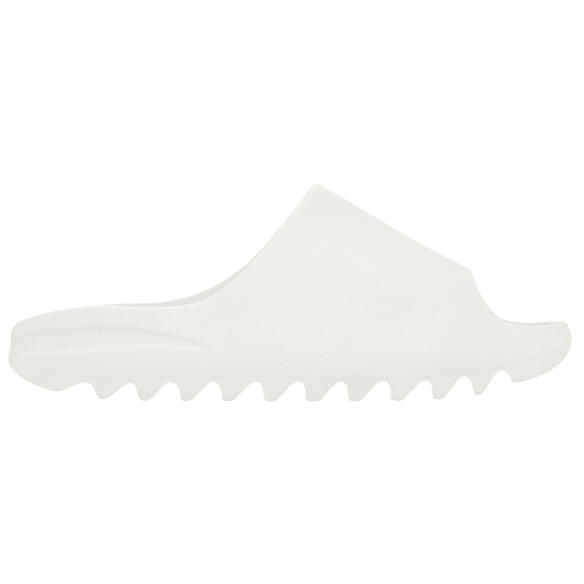 White slip-on shoe on a white background