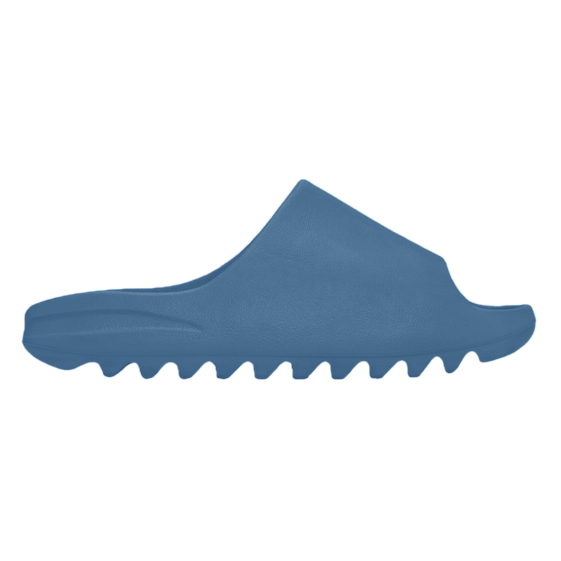 Blue rubber shoe on a white background