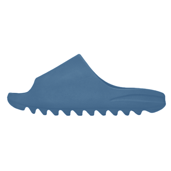 Blue sandal on a white background