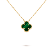 Van Cleef & Arpels Vintage Alhambra pendant 18K yellow gold, Malachite