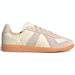 Beige Adidas sneaker with brown sole on a white background - Image 1