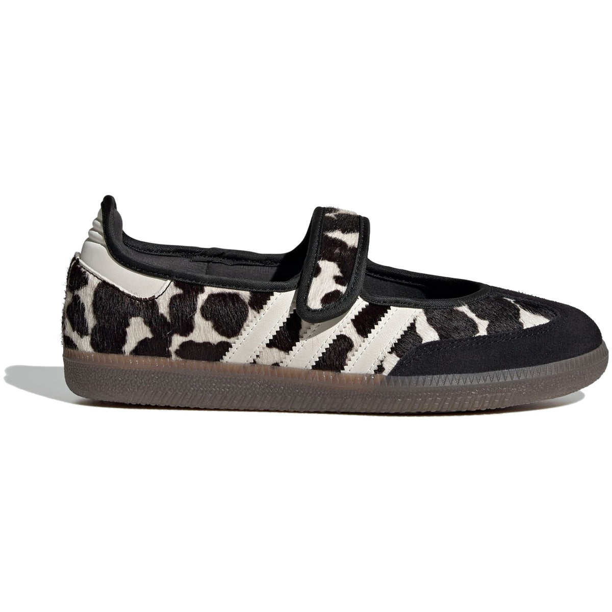 Adidas Samba Jane Cow Print Black Off White (Women's) — side profile