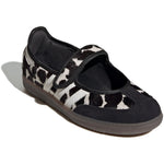 Adidas Samba Jane Cow Print Black Off White (Women's) — angled three-quarter front - Image 3