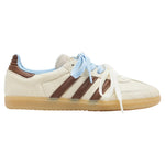 Adidas Samba OG Cream Dark Brown Blue Pony Hair (Women's) - Image 2