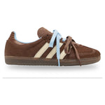 Adidas Samba OG Dark Brown Cream Blue Pony Hair (Women's) - Image 2