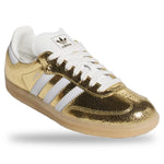 Adidas Samba OG Gold Metallic Cracked Leather (Women's) - Image 2