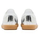 Adidas Samba OG Silver Metallic Cracked Leather (Women's) - Image 3