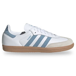Adidas Samba OG White Alumina Ash Blue (Women's)