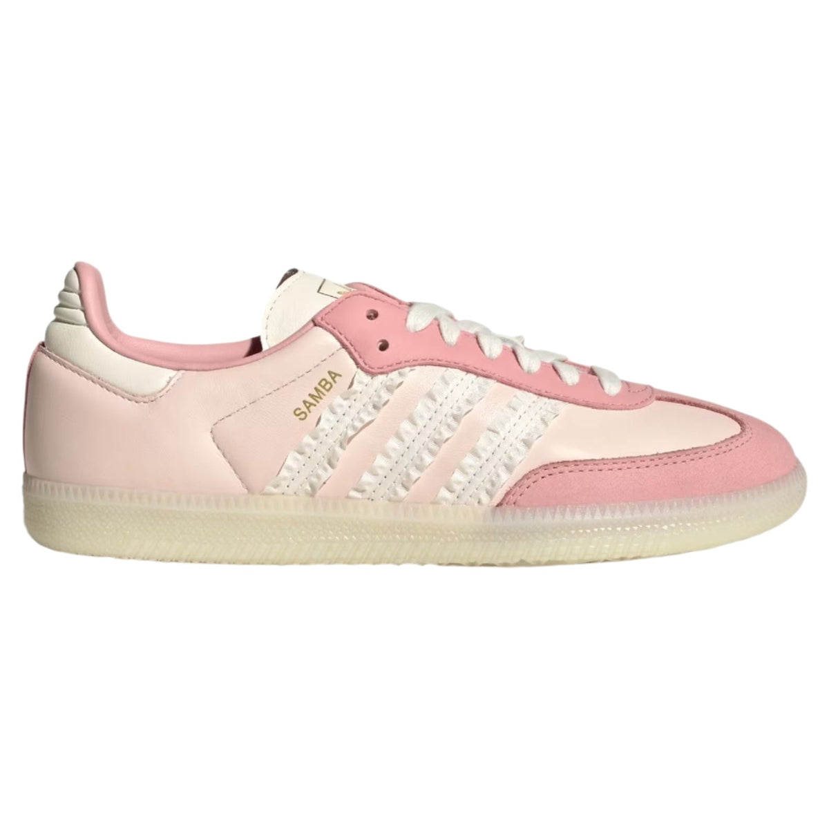 Adidas Samba Ruffle Stripes Pack Wonder Mauve Pink (Women's) sneakers — style JR8830 — photo 1 of 7