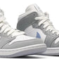 Air Jordan 1 Mid Wolf Grey Aluminum (W) - Paroissesaintefoy Sneakers Sale Online