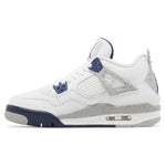 Air Jordan 4 Retro White Midnight Navy (GS) - Image 3