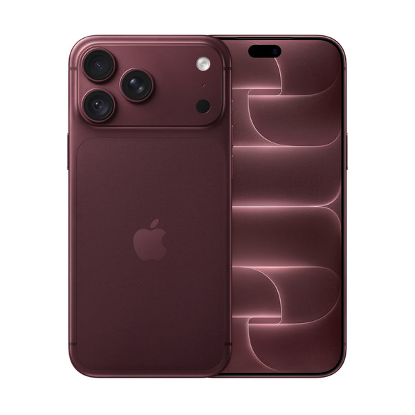 Apple iPhone 18 Pro Max in Burgundy, front and back