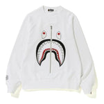 Bape Applique Shark Crewneck White - Supra Sneakers - Image 1