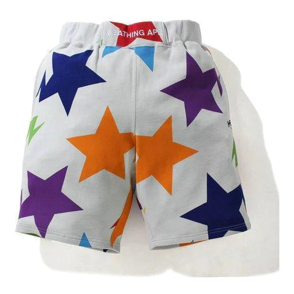 Bape Sta Pattern Wide Fit Sweat Shorts Multicolor - Supra Sneakers