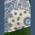 Bravest Studios Porcelain Shorts Cream Blue, Shorts - Supra Sneakers - Image 3
