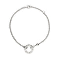 Bracciale Cartier Love, 18k Oro Bianco, 2 Diamanti