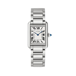 Orologio Cartier Tank Must de Cartier, Modello Piccolo, Movimento al Quarzo ad Alta Autonomia, Acciaio