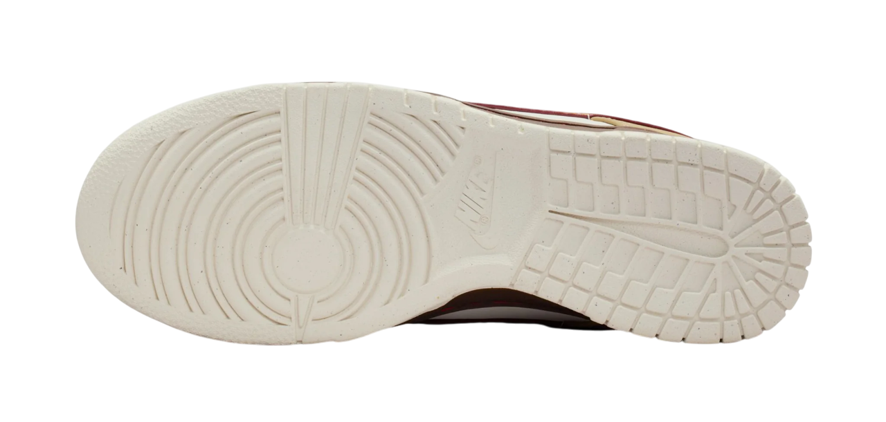 Nike Dunk Low Retro Khaki Team Red Pearl White Leopard (Women's)