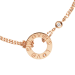 Cartier Love Bracelet, 18k Rose Gold, 2 Diamonds - Image 2