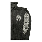 Chrome Hearts Cemetery Cross Zip-Up Hoodie Black - Supra Sneakers - Image 3