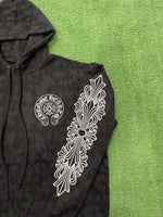 Chrome Hearts Cemetery Cross Pullover Hoodie Black - Supra Sneakers - Image 5