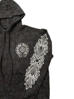 Chrome Hearts Cemetery Cross Pullover Hoodie Black - Supra Sneakers - Image 3