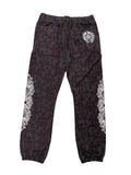 Chrome Hearts Croce del Cimitero Pantaloni della Tuta Neri