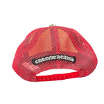 Chrome Hearts Cemetery Cross Trucker Hat Red / White - Supra Sneakers - Image 3