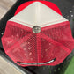 Chrome Hearts Cemetery Cross Trucker Hat Red / White - Paroissesaintefoy Sneakers Sale Online
