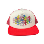 Chrome Hearts Cemetery Cross Trucker Hat Red / White - Supra Sneakers - Image 2