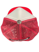 Chrome Hearts Cemetery Cross Trucker Hat Red / White - Supra Sneakers - Image 5