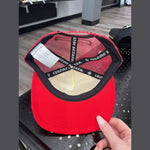 Chrome Hearts Cemetery Cross Trucker Hat Red / White - Supra Sneakers - Image 9
