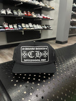 Chrome Hearts CH Hollywood Trucker Hat Black - Supra Sneakers - Image 2