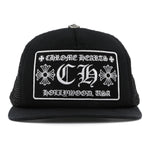 Chrome Hearts CH Hollywood Trucker Hat Black - Supra Sneakers - Image 1