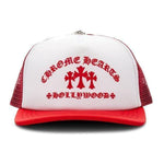 Chrome Hearts King Taco Cross Trucker Hat Red - Supra Sneakers - Image 1
