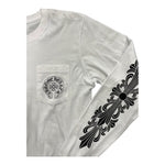 Chrome Hearts Las Vegas L/S T-shirt White - Supra Sneakers - Image 3