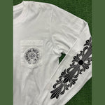 Chrome Hearts Las Vegas L/S T-shirt White - Supra Sneakers - Image 6