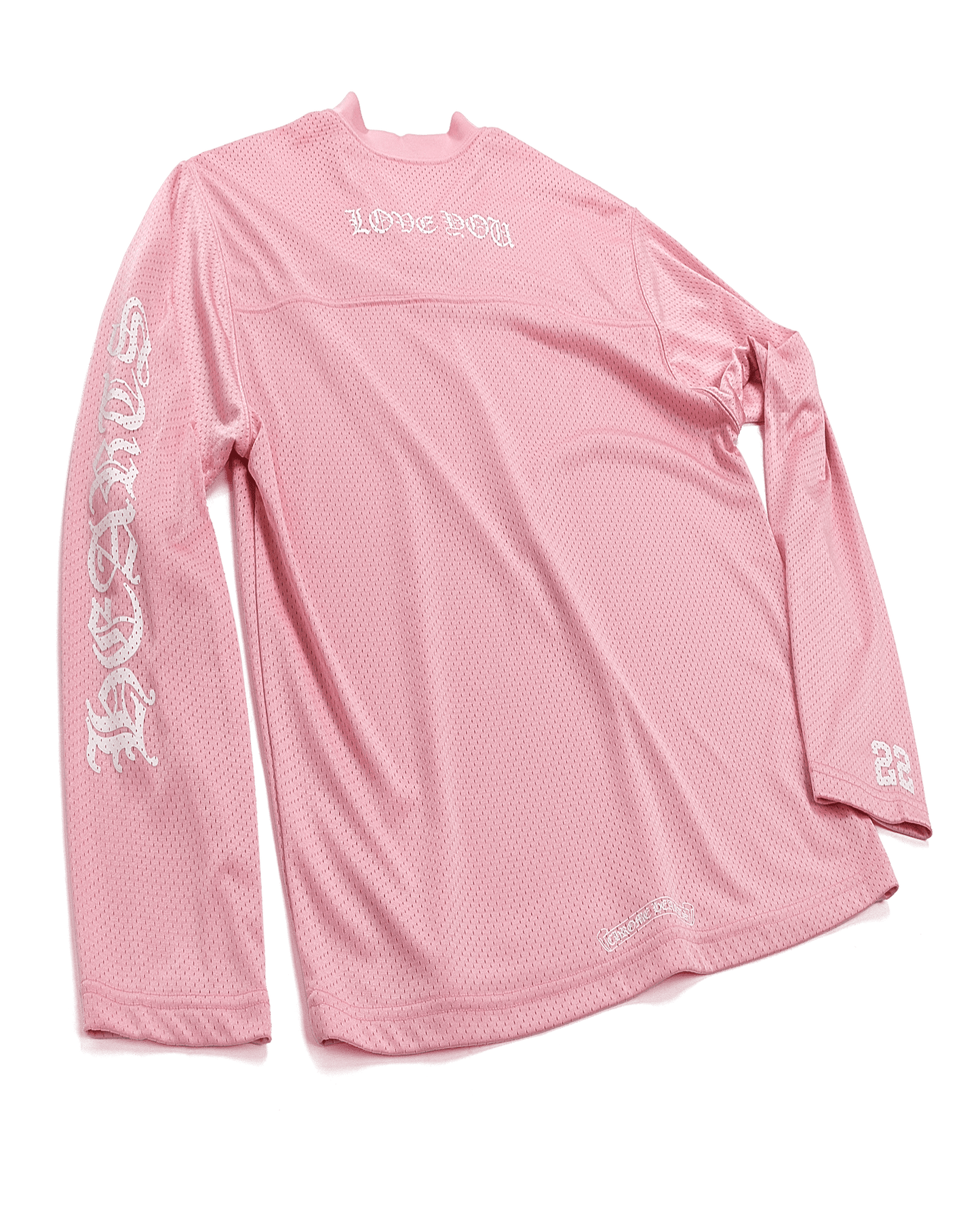 Chrome Hearts Love You Mesh Warm Up Jersey Pink - Paroissesaintefoy Sneakers Sale Online