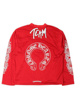 Chrome Hearts Matty Boy "FORM" Mesh L/S Stadium Jersey Red - Supra Sneakers - Image 2