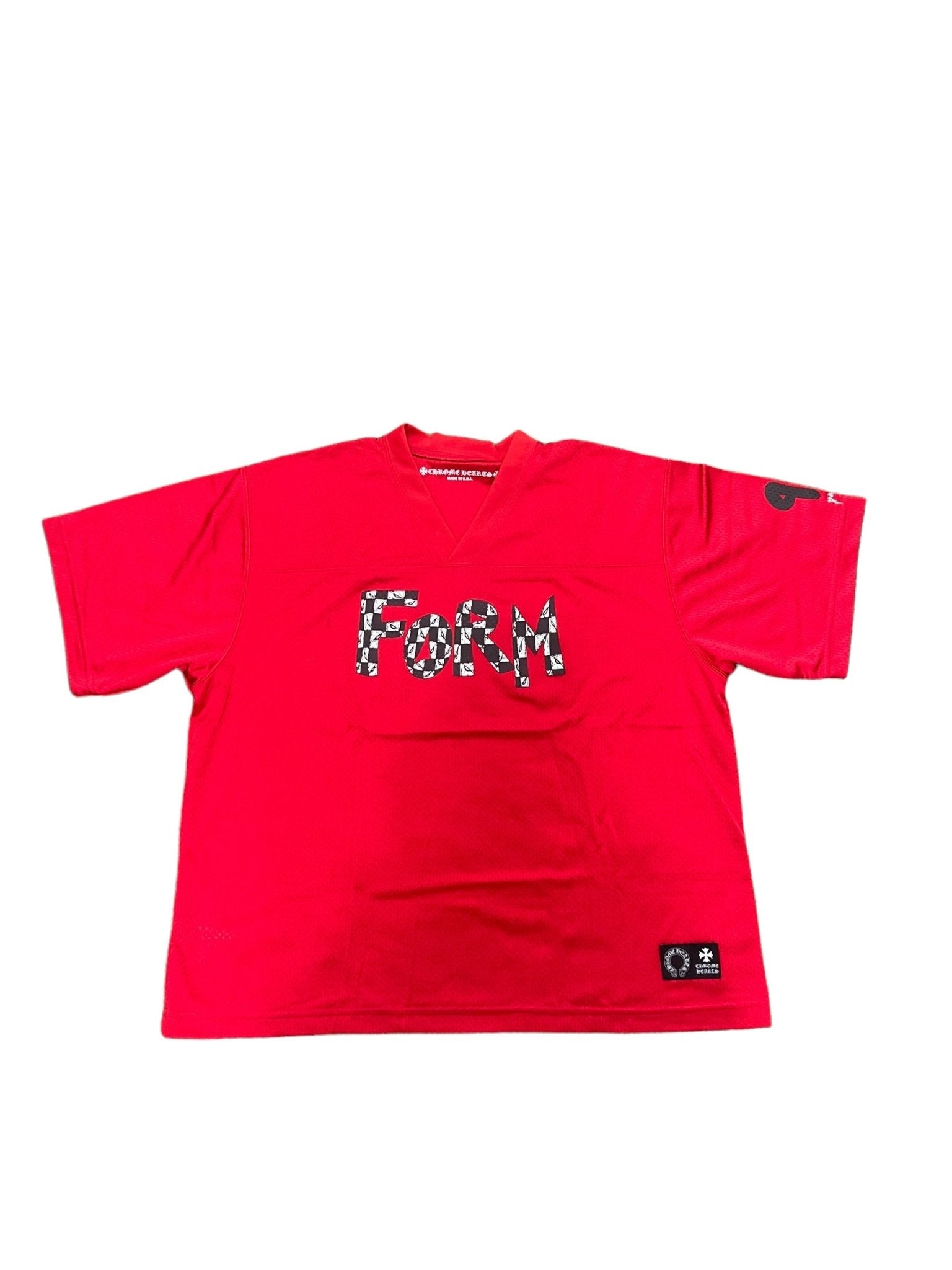 Chrome Hearts Matty Boy "FORM" Mesh S/S Stadium Jersey Red - Supra Sneakers