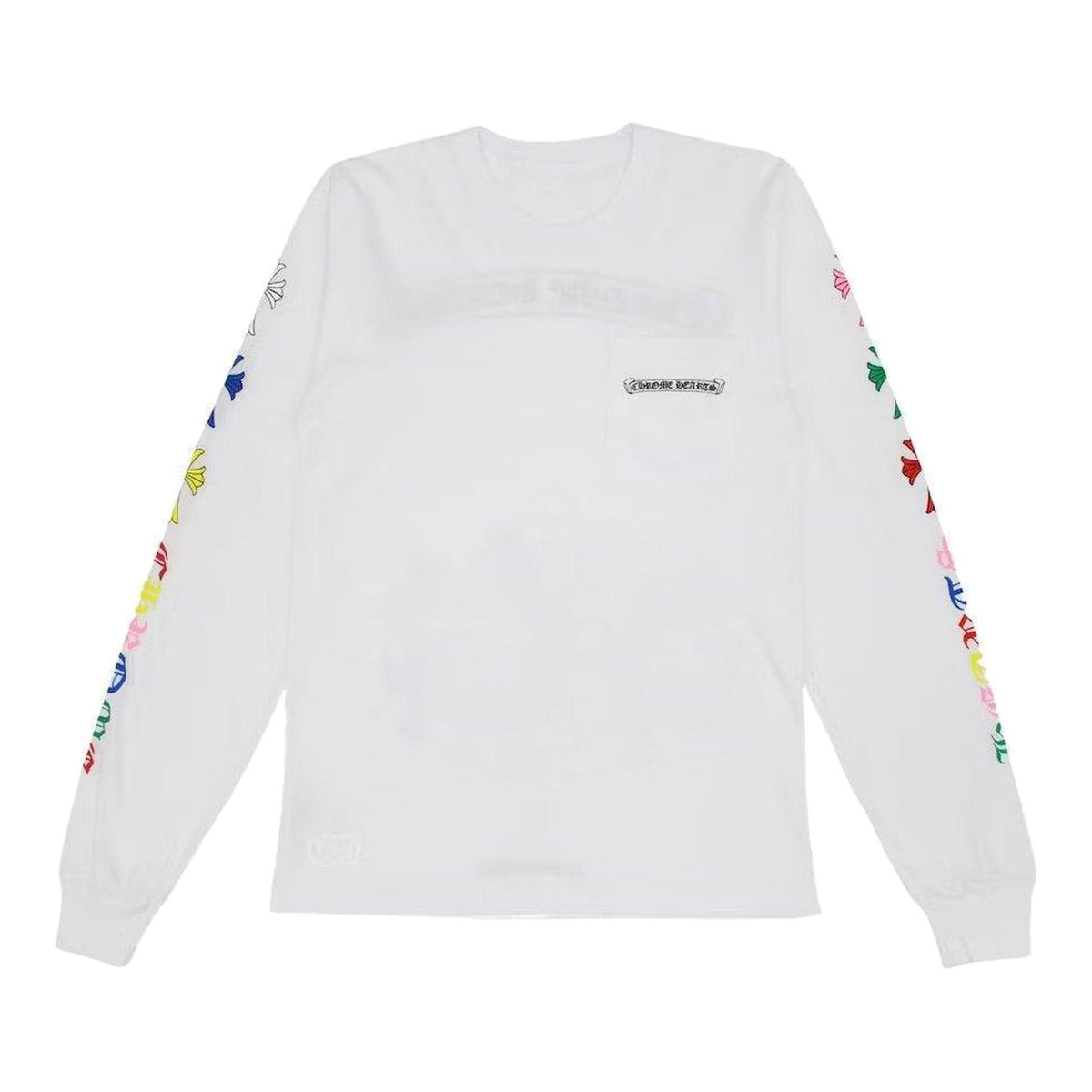 Chrome Hearts Multi Color Cemetery L/S T-Shirt White - Supra Sneakers