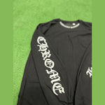 Chrome Hearts Neck Logo L/S T-shirt Black - Supra Sneakers - Image 5