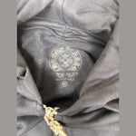 Chrome Hearts Script Zip Up Hoodie Black - Image 3