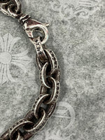 Chrome Hearts Silver Paper Chain Bracelet (8 Inches) - Supra Sneakers - Image 6