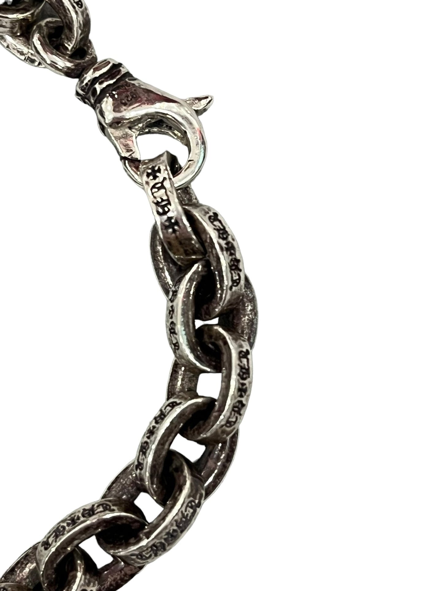 Chrome Hearts Silver Paper Chain Bracelet (8 Inches) - Supra Sneakers
