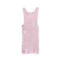 Chrome Hearts T-Bar Script Tank Top Pink