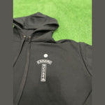 Chrome Hearts USA Shoulder Logo Hoodie Black - Supra Sneakers - Image 4