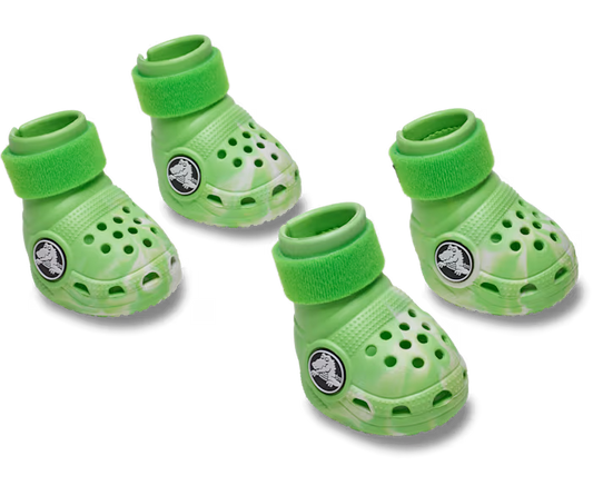 Pet Crocs Dog Boots Green Slime (Croctober)