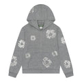 Denim Tears Cashmere Swarovski Cotton Wreath Zip Hoodie Grey
